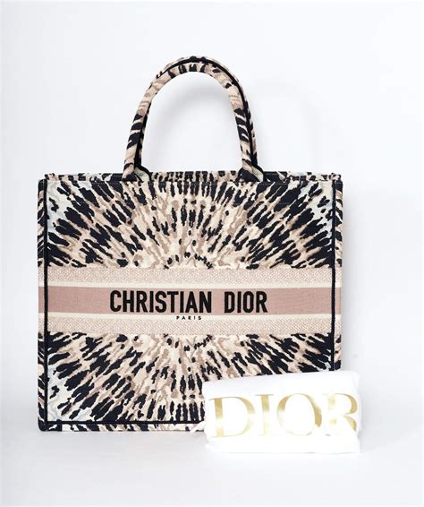 tie dye dior book tote|dior designer tote bag.